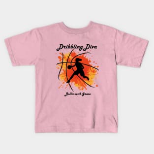 Dribbling Diva Kids T-Shirt